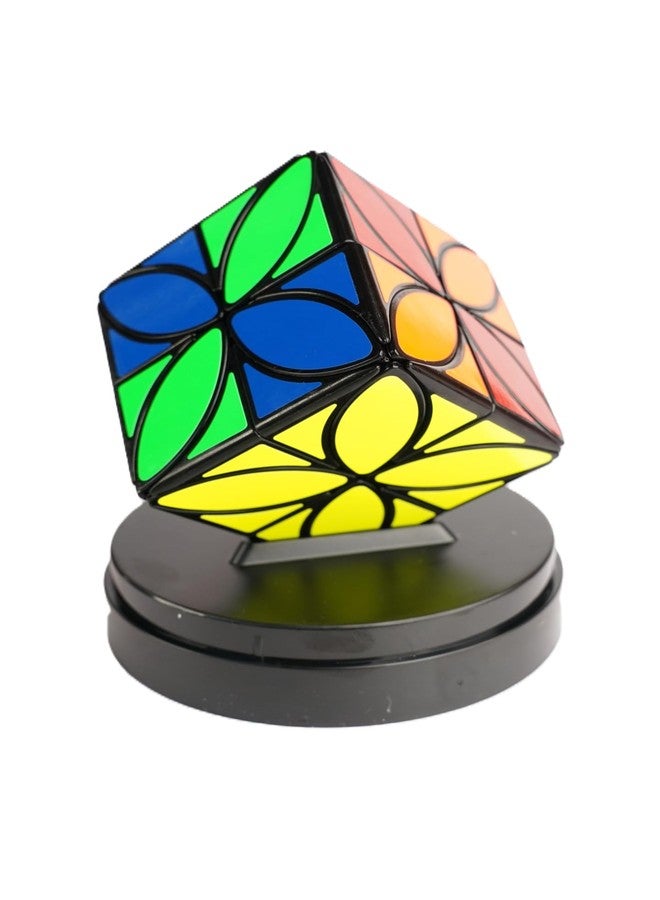 aCADZO Clover Plus Cube Puzzle Gift for Kids & Adults Brain Teaser Toy (Clover Plus Cube_Black Sticker) - Image 1